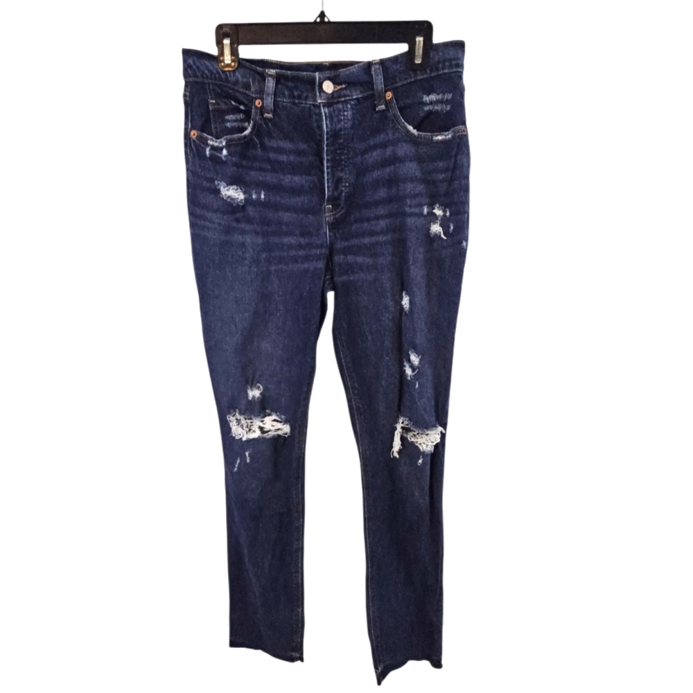 Old Navy Size 4 Tall High Rise Slouchy Straifht Jeans
